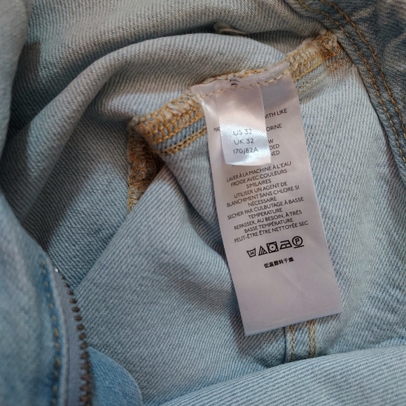 We The Free Super Wide Flare High Waist Jeans Size 32 Free People - Picture 3 of 5